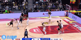 先聲奪人！胡明軒和杜潤旺相繼三分穿針 廣東開局6-0領(lǐng)先